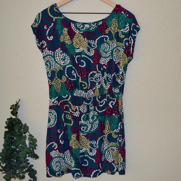 Anthropologie Maeve Multi Color Print Dress Sz S - Picture 1 of 5